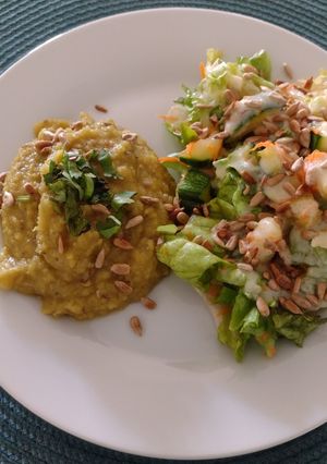 Una foto de Ensalada verde sin culpa 😆