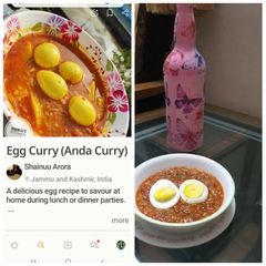 A picture of Egg curry.