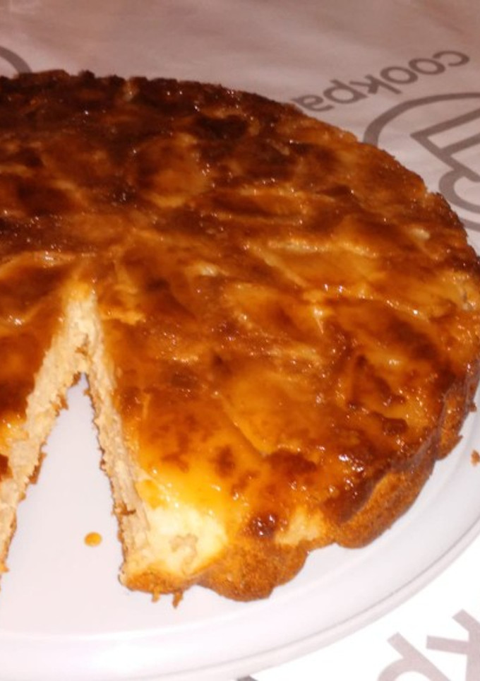 Una foto de Torta manzana invertida