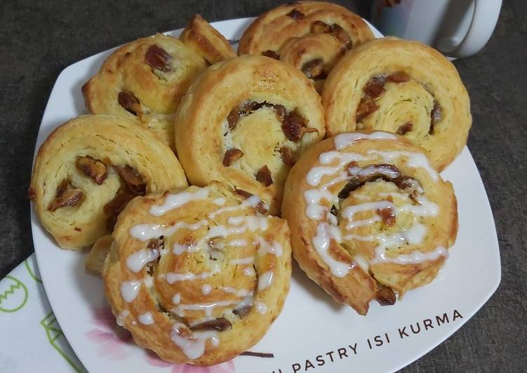 Masakan Populer Danish pastry isi kurma Ala Rumahan