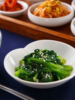 【家樂福廚房】韓式小菜》涼拌菠菜 的食譜成品照片