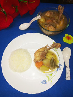 তেল ছাড়া চিকেন স্ট্যু (Tel chara chicken stew recipe in Bengali) রেসিপির প্রধান ছবি