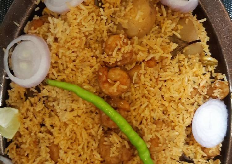 Steps to Make Ultimate Jhinga Pulao