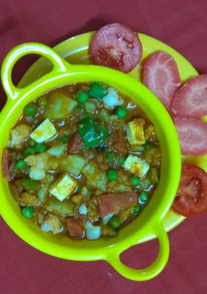 A picture of Mix veg curry.