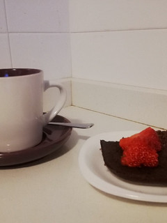 Una foto de Brownie de chocolate