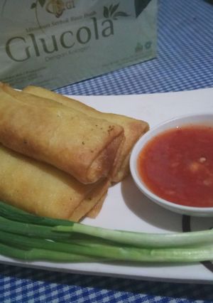 Foto resep Lumpia isi rebung saos thailand