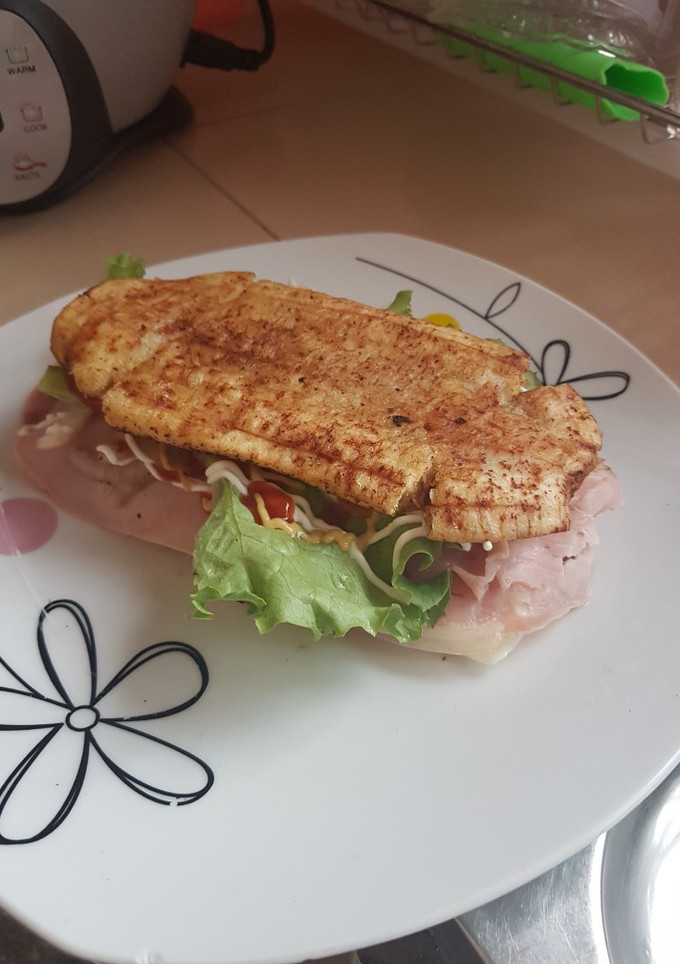 Una foto de Sándwich de tostón