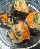 Makis de atún y verduras