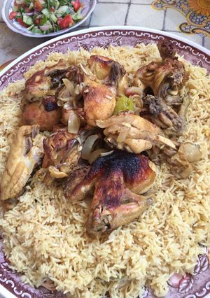 صورة لوصفة كبسه بالدجاج وتحدي 👍🏼