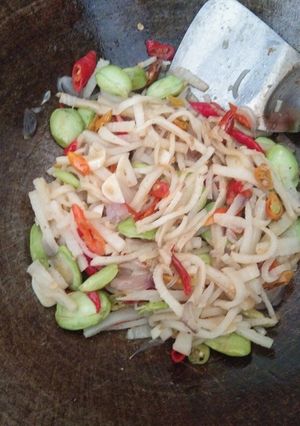 Foto resep Oseng rebung pete