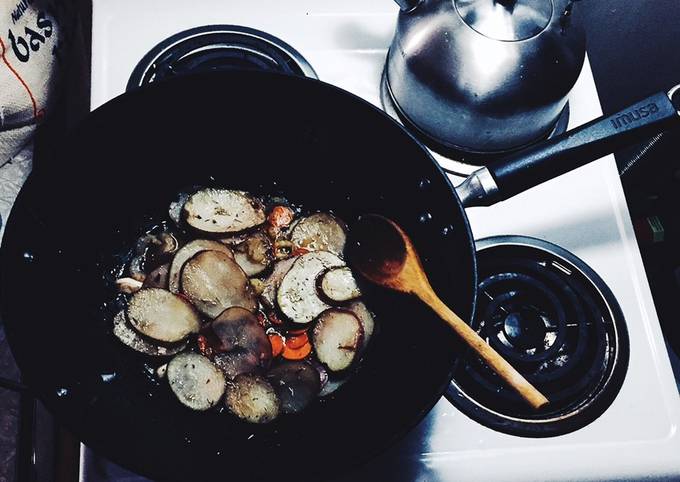 Fried Potatoes & Carrots