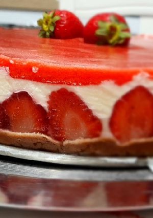 Foto di Cheesecake alle fragole 🍓🍰