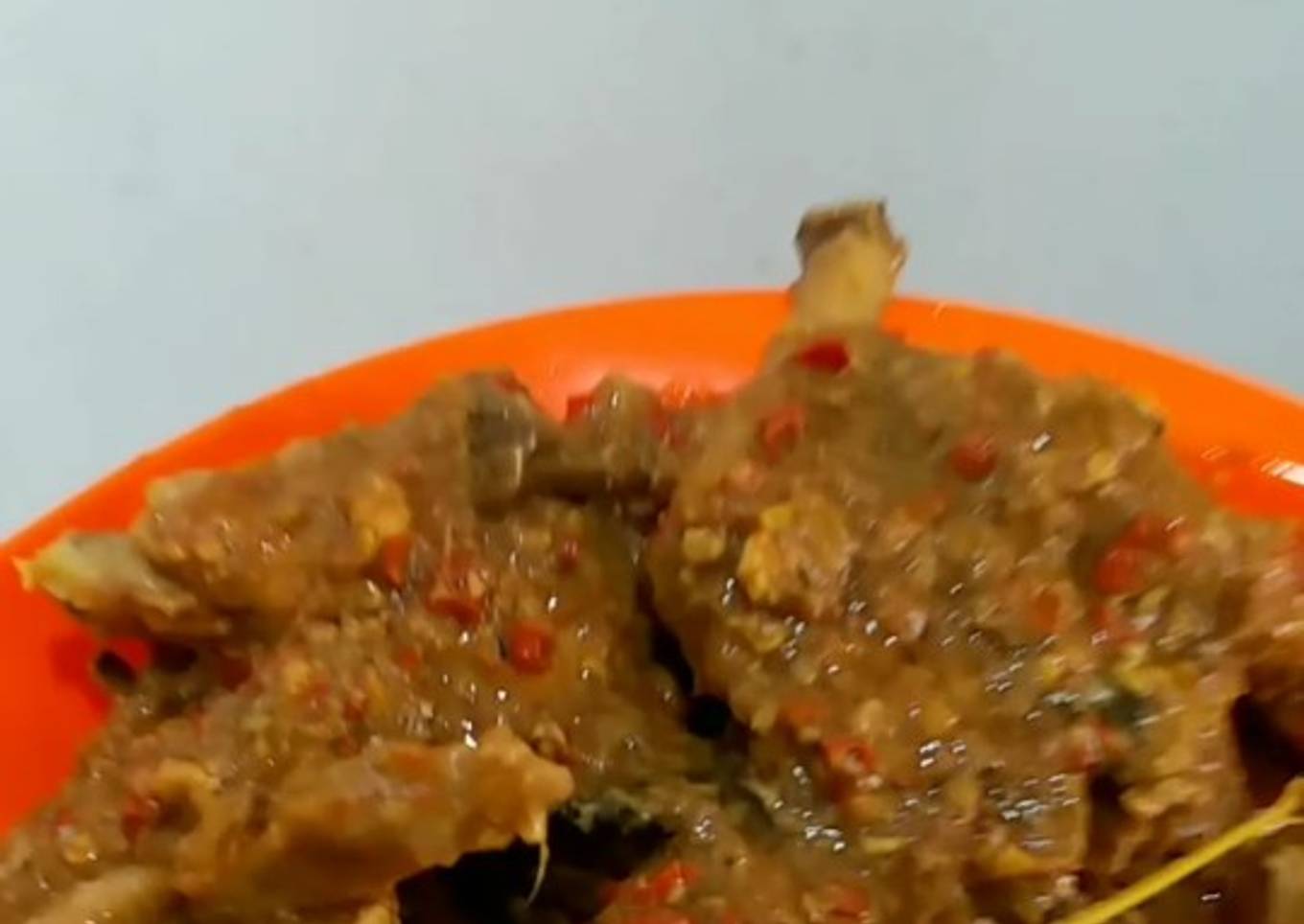 Rica rica pedas ayam kampung