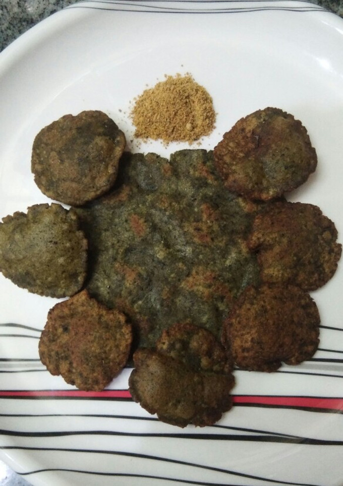 தூதுவளை மிளகு வடை & ரொட்டி செய்முறை முக்கிய புகைப்படம்
