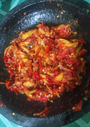 Foto resep Sambal mangga terasi