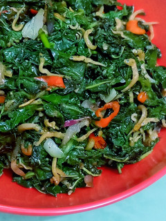 Foto resep Oseng Daun Pepaya dan Teri