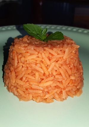 Una foto de Arroz rojo