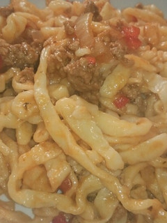 Una foto de Tallarines caseros