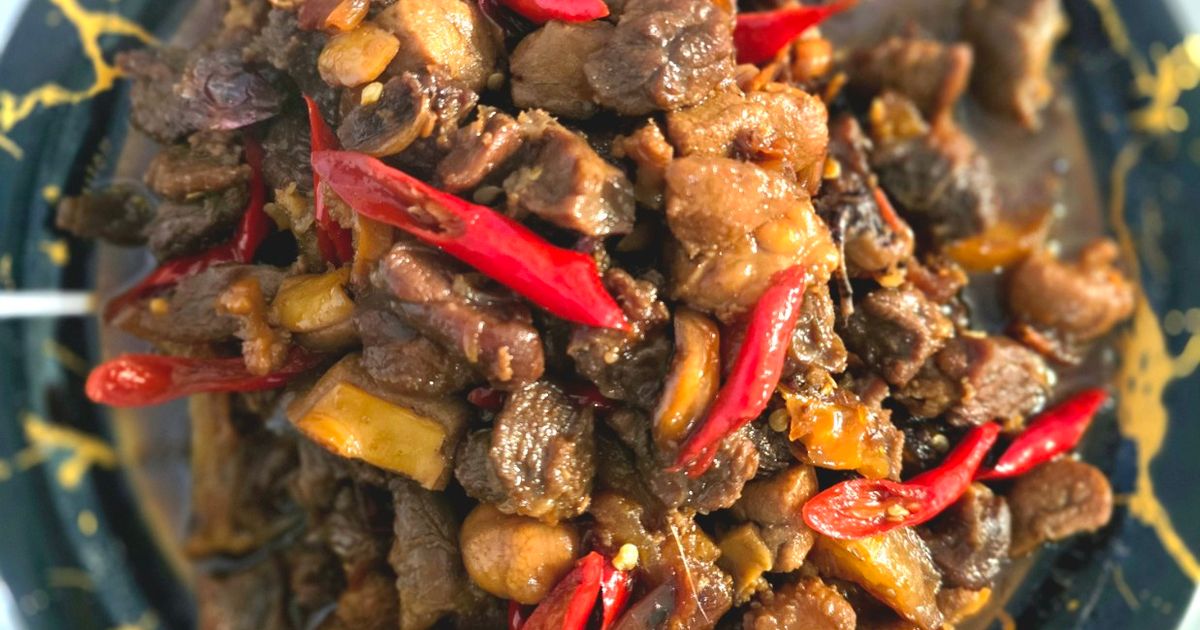 Sate goreng kambing