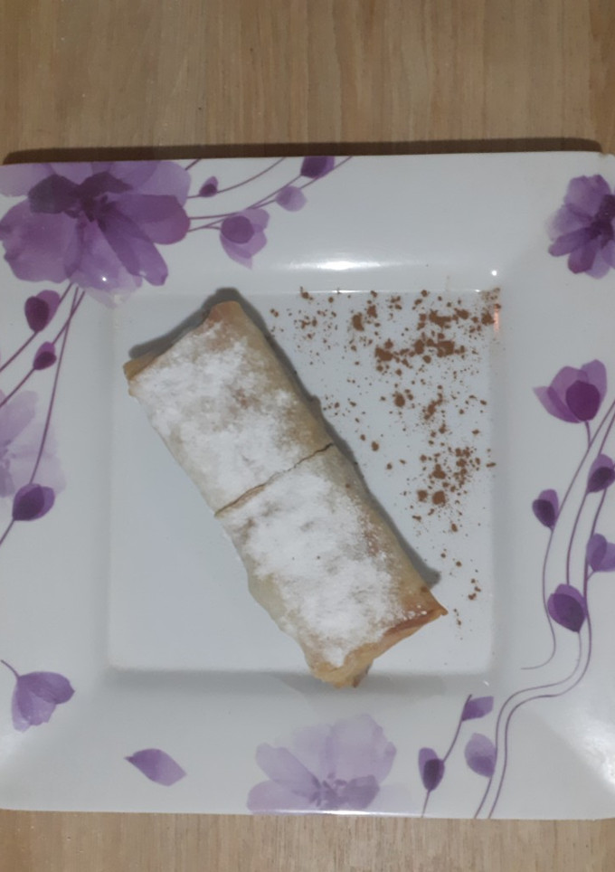 Una foto de Strudel de manzana