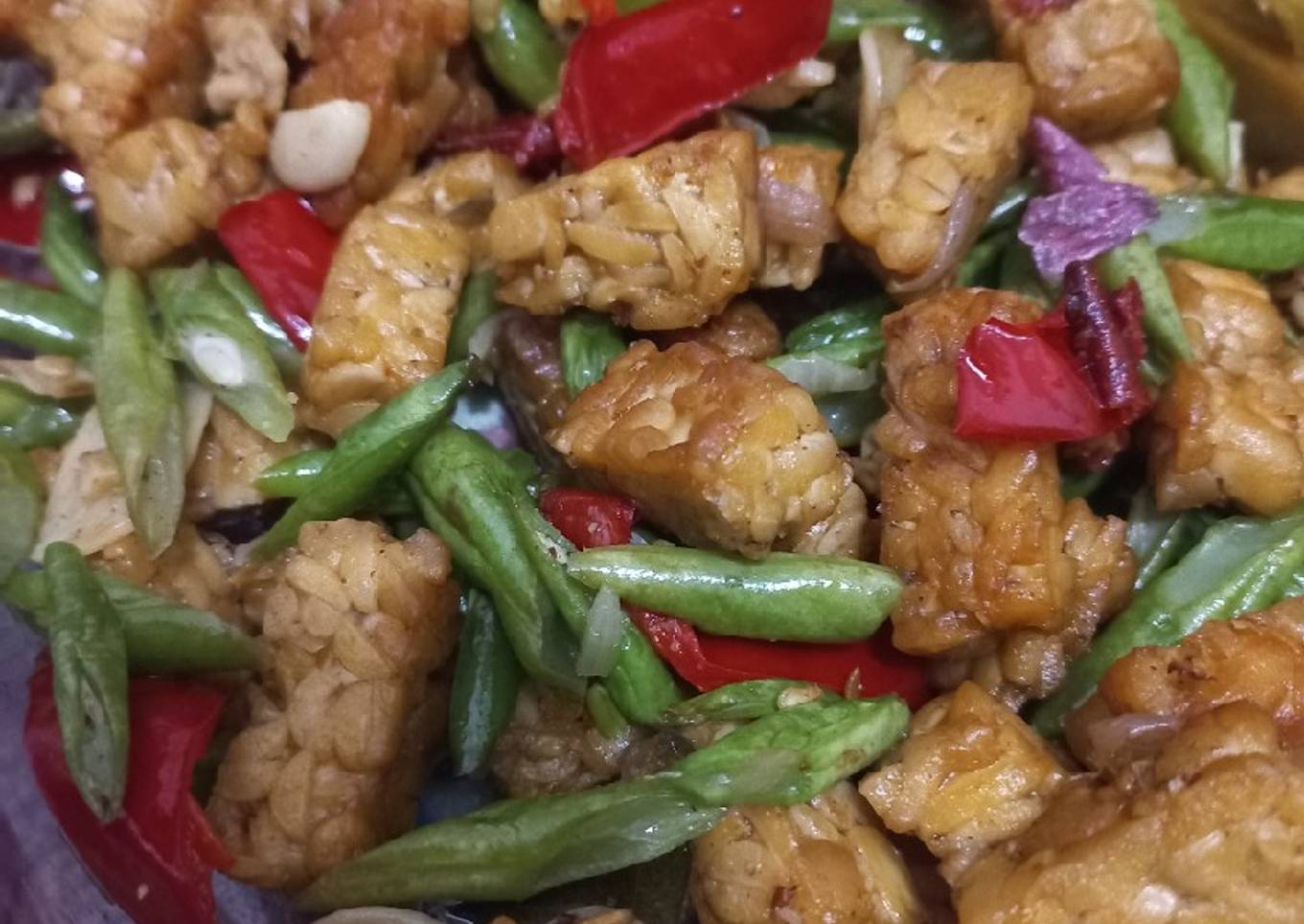 Tumis Buncis dan Tempe