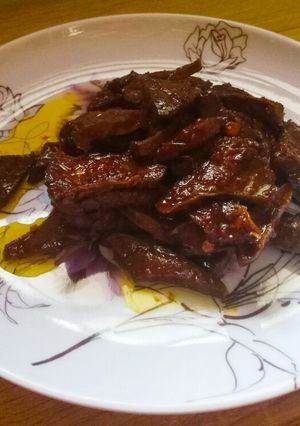 Foto resep Semur Kecap Hati Sapi