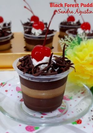 Foto resep Black Forest Pudding