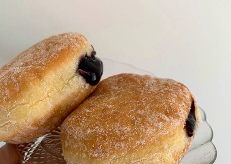 Resep Bomboloni Blueberry Recook Devina Hermawan, Bikin Ngiler