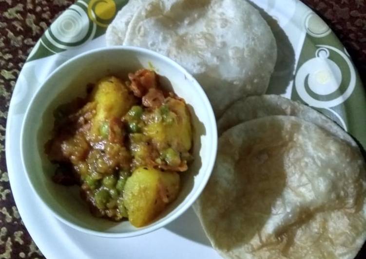 Steps to Make Any-night-of-the-week Luchi aloo dum