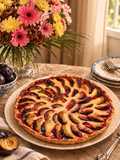 Tarta de ciruelas damascenas del “Jeune genevois”