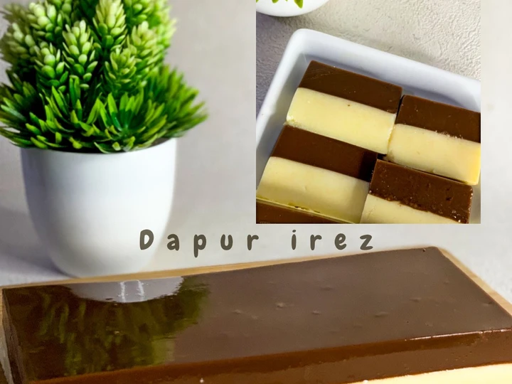 Cara Gampang Membuat Resep Puding Lapis Coklat Mentega yang Enak Banget Anti Ribet, Bikin Ngiler