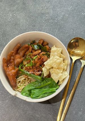 Foto resep Mie Ayam (Topping Ayam Kecap)