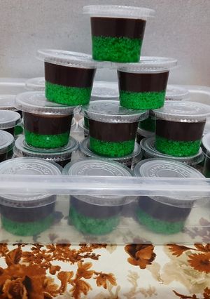 Foto resep Puding Lumut Coklat
