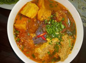 Hình của món Bún riêu miền nam.