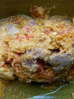 Foto resep Botok ati ampela bumbu rujak