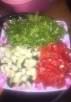 A picture of Lettuce salad 🥬.