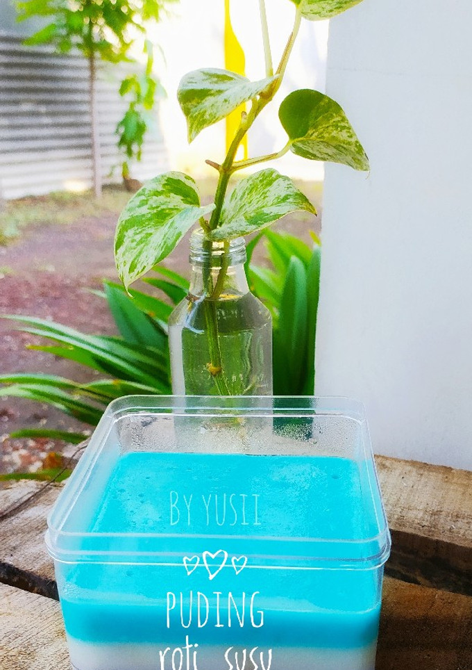 Foto resep Puding roti susu snack 16m+