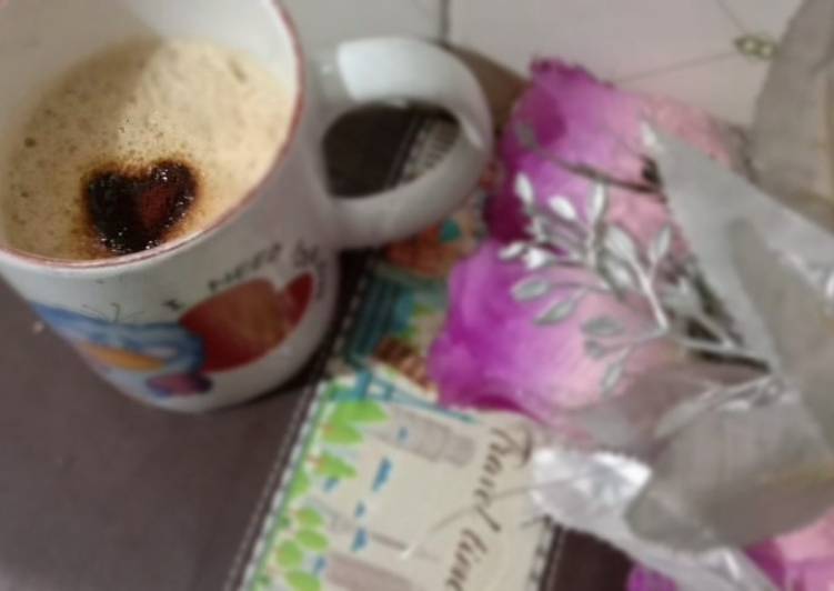 Recipe of Homemade #Ga4 week 8 capachino coffee