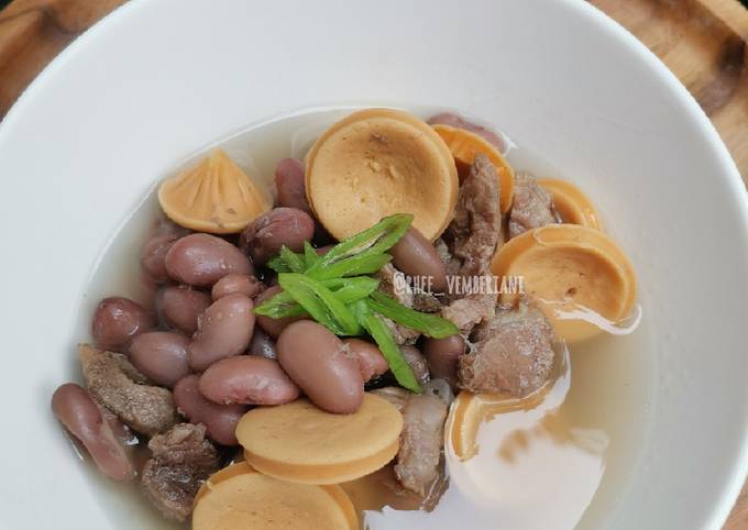 Resep Sop Sosis Kacang Merah, Enak