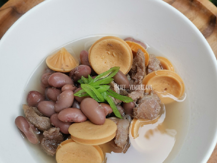 Resep Sop Sosis Kacang Merah, Enak