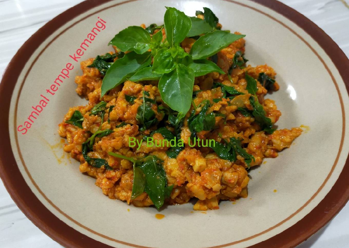 Sambal tempe kemangi