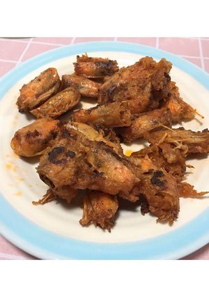 รูปของ หัวกุ้งชุบแป้งทอด