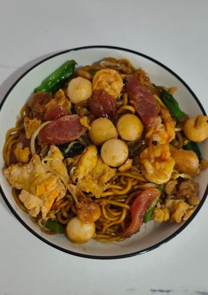 Foto resep Mie Goreng seafood lapciong