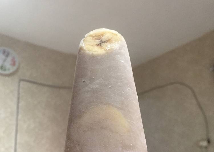 Langkah Mudah untuk Membuat Es krim pisang homemade Anti Gagal