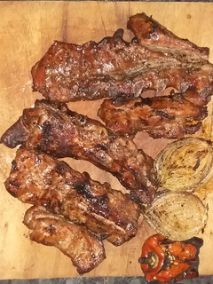 Una foto de Costilla de cerdo asada