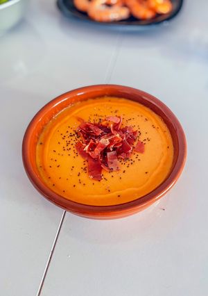 Una foto de Crema de Calabaza