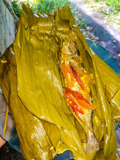 Foto resep Pepes kukus ikan lajang