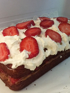 Una foto de Torta de 🍓 fresas