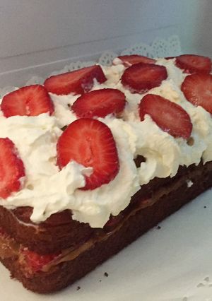 Una foto de Torta de 🍓 fresas