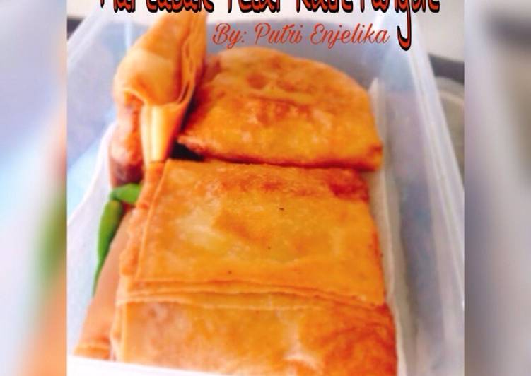 Martabak telur kulit pangsit